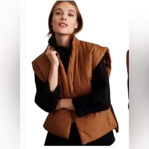 Anthropologie Pilcro packable puffer vest one size